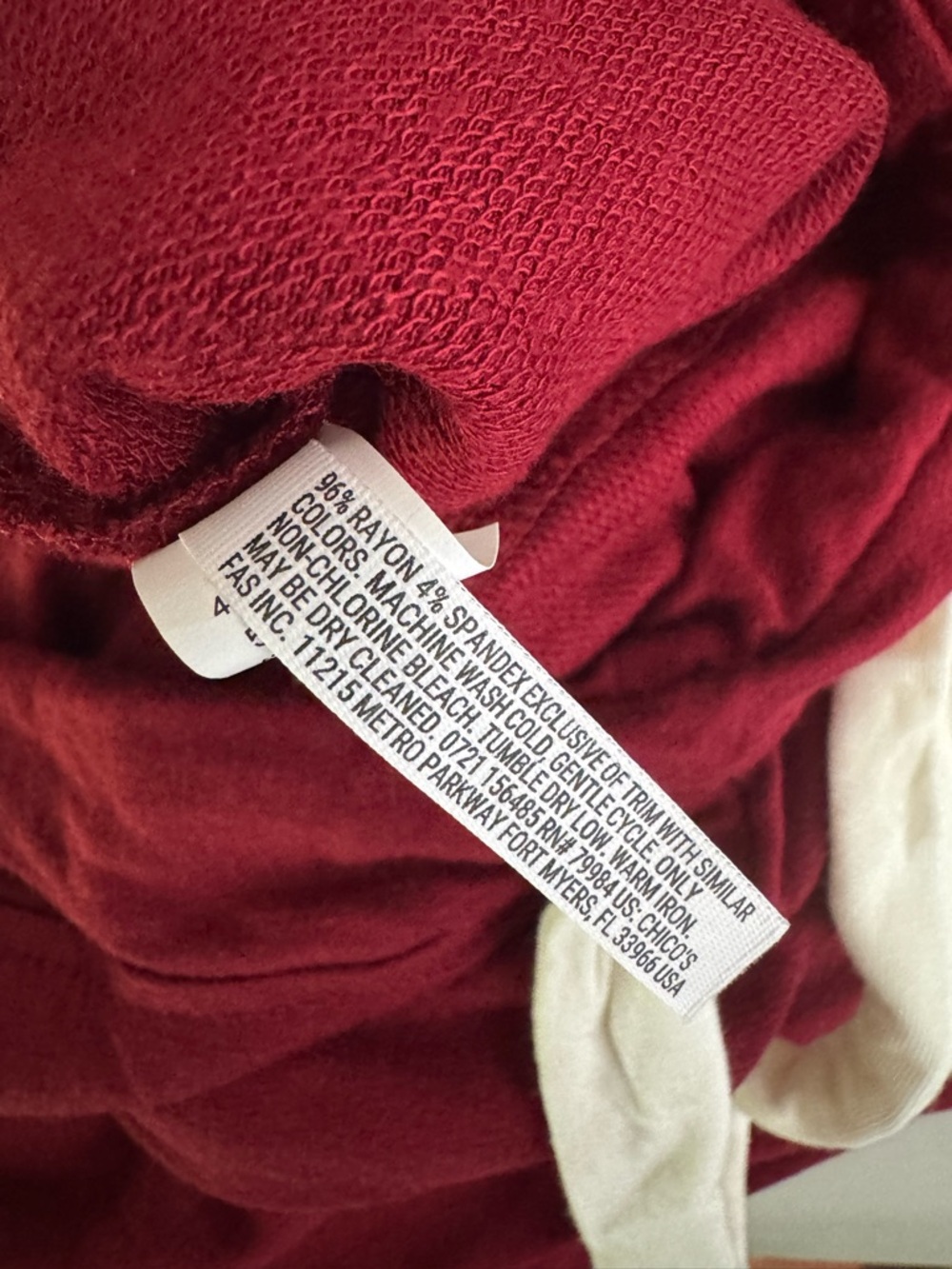 NWT Soma Sunday Banded Ankle Pajama Pant Red Flirt Medium M - Picture 9 of 9